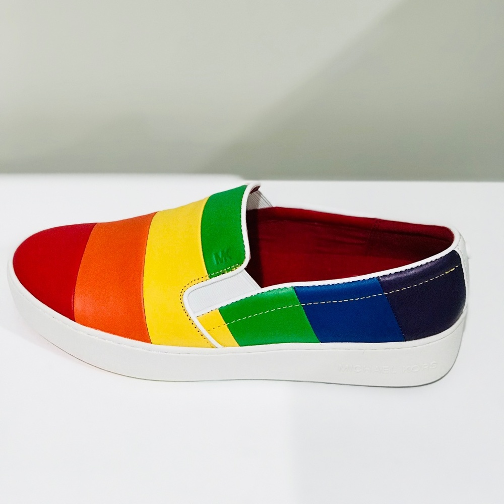 Michael Kors Rainbow Sneakers Size 9